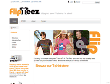 Tablet Screenshot of flipteez.com